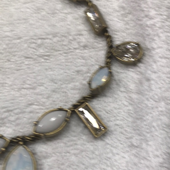 Silpada brass choker with rhinestones  EUC - Picture 2 of 2